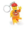 Lego City Construction Worker Flashlight Keychain
