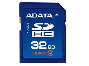 ADATA 32 GB SDHC Class 4 Flash Memory Card ASDH32GCL4-R