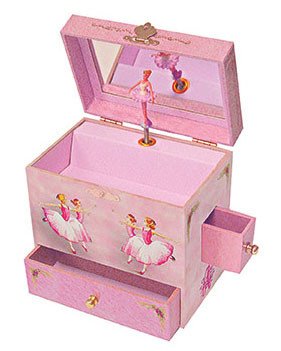 Ballerina Treasure Music Box