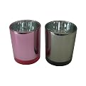 Set of 2 Candle Holders - Luster
