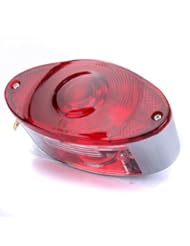Automotive Parts and Accessories: HARLEY CHOPPER CATEYE CATS EYE TAILLIGHT TAIL LIGHTS 12V CHROME NEW - MECO Co., LTD