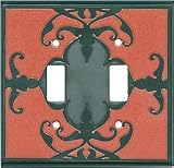 Review All Fired Up!  / ARABESQUE Coral Decorative Light Switchplates, Outlet Covers, Rocker, GFCI Switch plates 2 Toggle