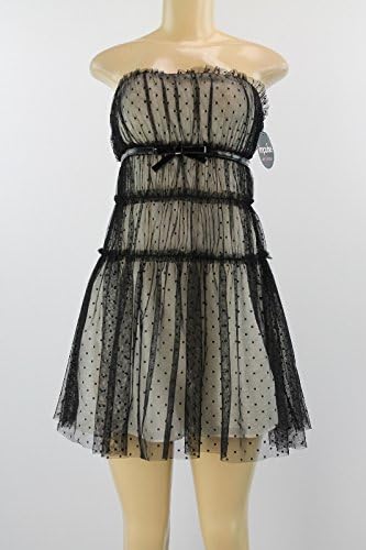 Giambattista Valli Impulse Dotted Organza Flare Dress Black Size 6