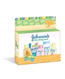 Johnson’s Baby Gift Set, Take Along Pack, 6 Johnson’s Baby Trial Sizes Basket thumbnail