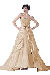 Satin/Taffeta Corset   Waistline Asymmetric  Dress