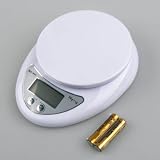 High Quality Kitchen Good Helper Digital Kitchen Food Diet Postal Scale 5kg White
