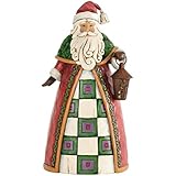 Jim Shore for Enesco Heartwood Creek Santa with Lantern Figurine, 8.5-Inch