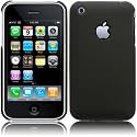 IPHONE 3G S / 3GS RUBBERISED SHIELD BACK COVERS - BLACK PART OF THE QUBITS ACCESSORIES RANGE