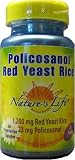 NATURE'S LIFE POLICOSANOL & RED YEAST RICE - 60 Vegetarian Capsules