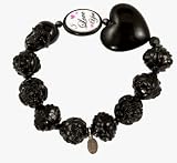 Tarina Tarantino Love You Hate You Lucite Carved Bracelet