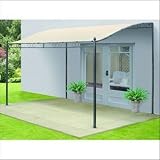 from TOPNOTCH4U HARROGATE METAL WALL GAZEBO AWNING 3M X 3M RRP �249