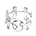 Sterling Silver Children and Earth Ring