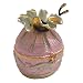 Hand Bag Purse Box Swarovski Crystals 24K Gold Jewelry, Trinket or Pill Box FREE SHIP! Certificate o