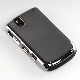 Polished Mirror Silver Chrome Hard Crystal Snap-on Case for Blackberry Tour 9630