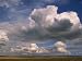 Cumulonimbus Clouds in Sky Over Prairie Art Photographic Poster Print by Momatiuk & Eastcott, 16x12