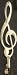Mayer Mill Brass Music Clef Hook