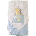 Giraffe Blue Blanket and Rattle Tender Beginnings by Gund