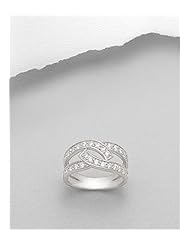 CZ Ring In 92.5 Sterling Silver