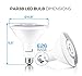 Hyperikon PAR38 LED Bulb, 14W (100W equivalent), 1220lm, 3000K (Soft White Glow), CRI 90+, Flood Light, Medium Base (E26), Dimmable, Energy Star
