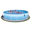 Splash Pools Round Deluxe Pool Package, 18-Feet by 42-Inch
