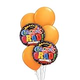 Graduation Balloon Bouquet - Orange