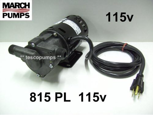 March High Temperature Pump for Brewing Home Brew W/ PLUG 815PL