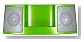 corega CG-IPSPDCGR スピーカDock(USB 2.0/1.1.S-Video.Video.AUX IN/OUT端子付) グリーン CG-IPSPDCGR