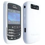White Silicone Soft Skin Case Cover for Blackberry Curve 8900 9300