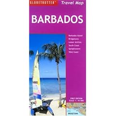Barbados Travel Map (Globetrotter Travel Map)