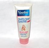 Vaseline Intensive Care Healthy Hand Essentials Moisturizing Lotion 3.25 oz - Hands, Nail, Leg, & Body Cream Moisturizer w/ Alpha Hydroxy, Vitamin E & A, Keratin & Sunflower Seed Oil