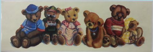 Design Now Reusable Wallpaper Boarder Teddy Bears #80117