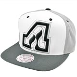 NHL LNH Mitchell & Ness Atlanta Flames Throwback Hat Logo Snapback Flat Bill Cap