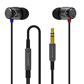 SoundMAGIC E10 Earphones - Silver and Black