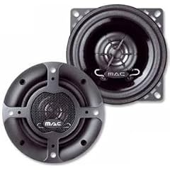 Mac Audio MP 10.2 2-Wege Koaxial Lautsprechersystem, 89 dB (45/90 Watt) schwarz