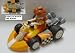 Nintendo World Store Tiny Mini Super Mario Kart Figure Princess Daisy (1" X 2")_s-1