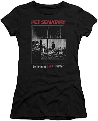 Pet Semetary 1989 Horror Movie Sometimes Dead Is Better Cat Jrs Sheer T-Shirt