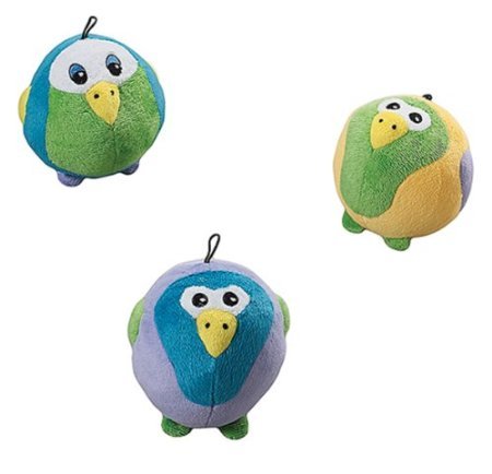 See Spot Ethical Tropical Butterballs 4in Dog Toy Assorted Colors