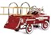 Classic Pedal Fire Truck-Deluxe (white trim)