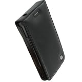 Noreve Black Leather Flip Case Motorola Droid X