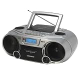 Produkt-Bild: MEDION MD 82853 P66026 MP3 / CD Stereo Radiorecorder mit Kassettendeck USB / SD Digitale Frequenzanzeige &deg; Cardreader f&uuml;r SD / MMC