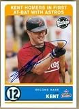 Jeff Kent Autographed/Hand Signed Baseball Card (Houston Astros)