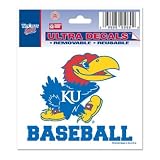 Kansas Jayhawks 3"x4" Ultra Decal Window Cling