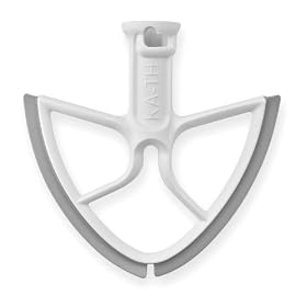 New Metro Design Beater Blade for 5-Quart KitchenAid Tilt-Head Mixers, White Grey Blades