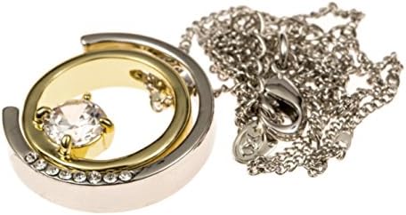 "Circle of Love" Pendant Necklace - 18K Gold Plated Gift Jewelry for Women (Chain Included)