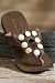 Women's Artisan Sandal with Buffalo Bone Beads