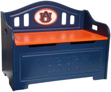 Auburn University Tigers Kids Furniture Storage Toy Bench