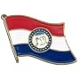 Missouri Flag Lapel Pin