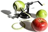 Apple And Potato Peeler, Corer, and Slicer (BLACK)