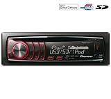 PIONEER Autoradio USB / SD / iPod DEH-6300SD + SD-Karte 8 GB + 2 JAHRE GARANTIE