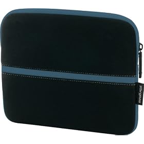 Targus TSS11101US Neoprene Slipskin Peel Netbook Case for up to 10.2-Inch Netbooks (Black/Blue)